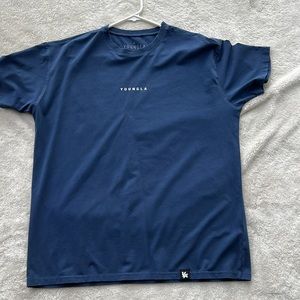 Young LA shirt. Blue. Round neck. Short sleeves. Men’s medium b